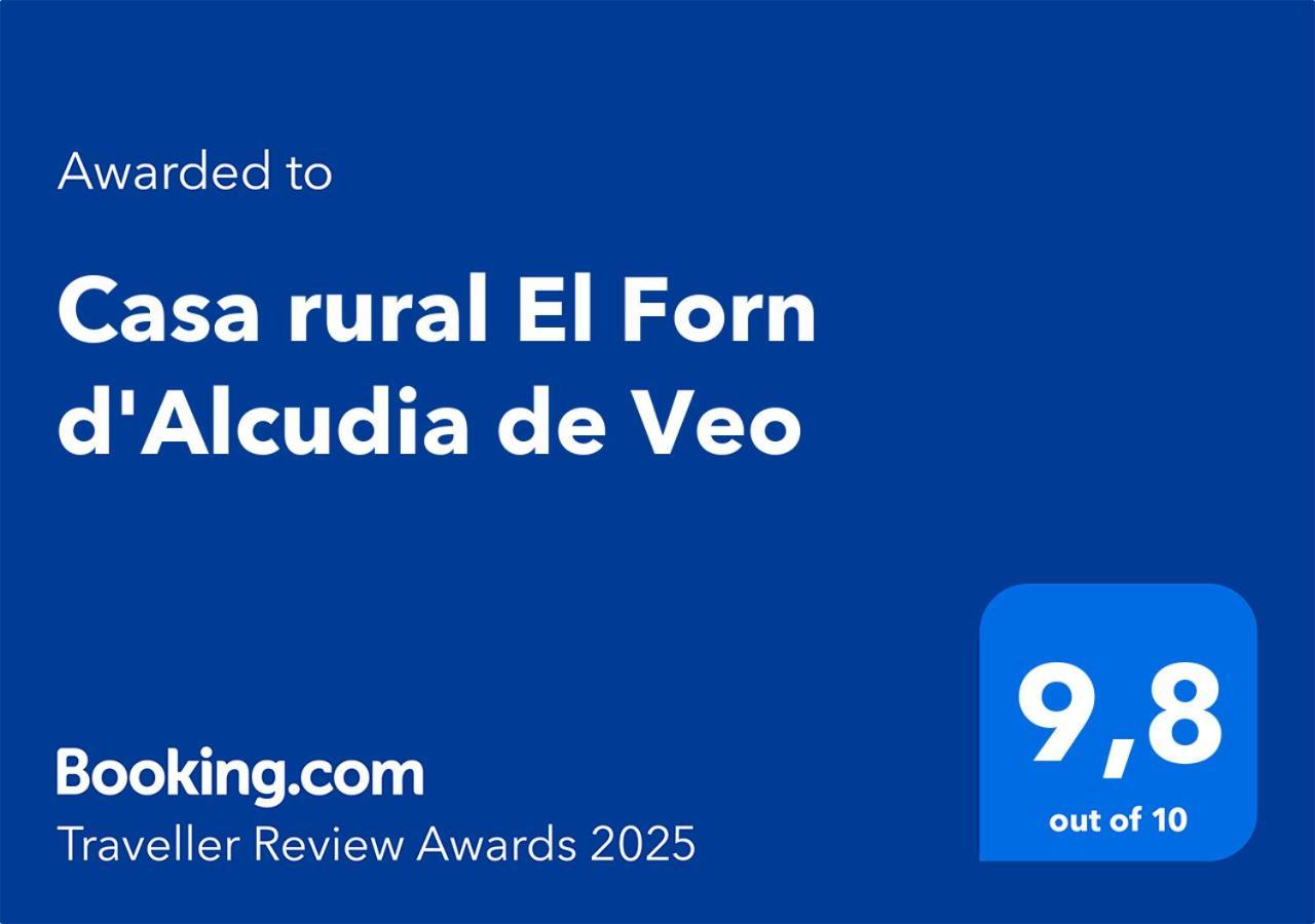 Casa Rural El Forn D'Alcudia De Veo Exteriör bild